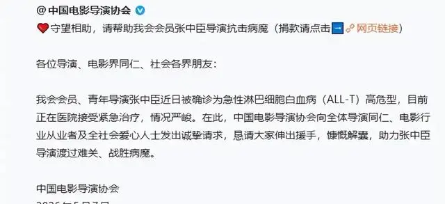 导演张中臣确诊急性T细胞白血病，影片《你的眼睛比太阳明亮》正推进海外发行：相关图片