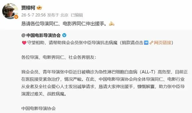 导演张中臣确诊高危型白血病，曾凭《最后的告别》获FIRST双奖：细节速览